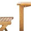 Safavieh Gallo 3 Piece Patio Dining Set in Natural