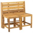 Safavieh Belamy Convertible Patio Bench in Natural