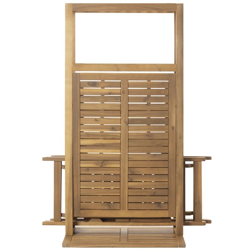 Safavieh Griffen 3 Piece Patio Dining Set in Natural