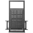 Safavieh Griffen 3 Piece Patio Dining Cabinet Set in Ash