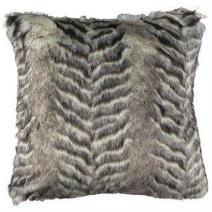 Safavieh Adalet 20&quot x 20&quot Fur Throw Pillow in Multi-Color