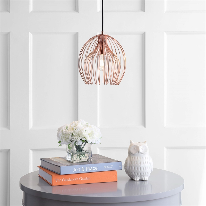 Safavieh Deena Pendant Light in Copper