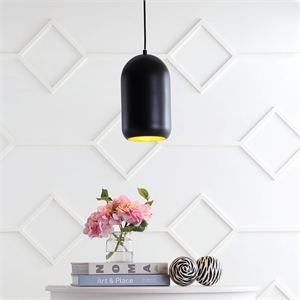 Safavieh Carisir Pendant Light in Black