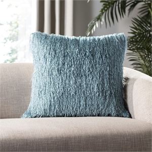Safavieh 20&quot x 20&quot Throw Pillow in Blue and White