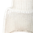 Safavieh Tana Wicker Dining Side Chair in White (Set of 2)
