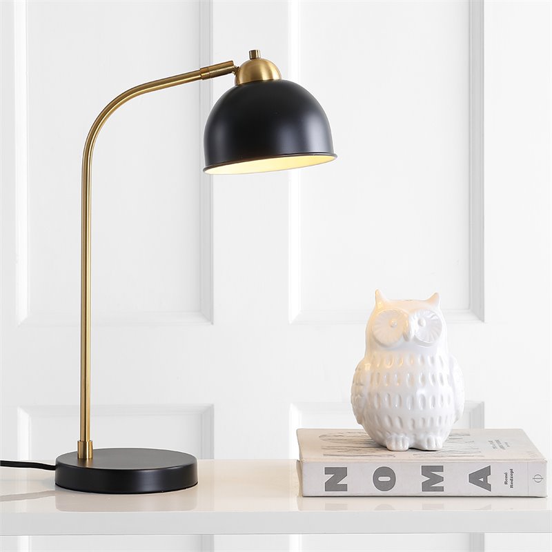 Safavieh Bilston Table Lamp in Black and Gold