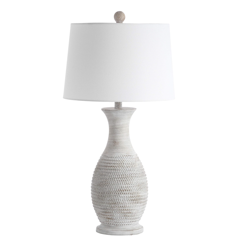 Safavieh Bentlee Table Lamp in Gray and Off White (Set of 2)