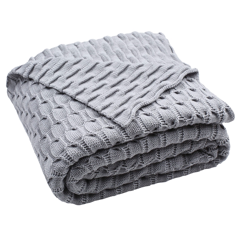 Safavieh Throw Blanket in Gray