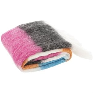 safavieh throw blanket in white and orange