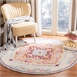 Safavieh Micro-Loop 8' x 10' Hand Tufted Wool Rug in Beige and Orange