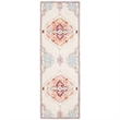Safavieh Micro-Loop 8' x 10' Hand Tufted Wool Rug in Beige and Orange