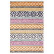 Safavieh Micro-Loop 4' x 6' Hand Tufted Wool Rug in Ivory and Rust