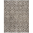 Safavieh Micro-Loop 8' x 10' Hand Tufted Wool Rug in Dark Gray