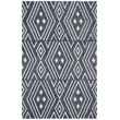 Safavieh Micro-Loop 5' x 8' Hand Tufted Wool Rug in Blue