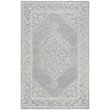 Safavieh Micro-Loop 5' x 8' Hand Tufted Wool Rug in Gray