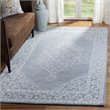 Safavieh Micro-Loop 8' x 10' Hand Tufted Wool Rug in Gray