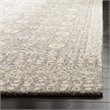 Safavieh Micro-Loop 5' x 8' Hand Tufted Wool Rug in Charcoal and Ivory