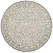 Safavieh Micro-Loop 5' x 8' Hand Tufted Wool Rug in Silver and Ivory