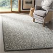 Safavieh Micro-Loop 4' x 6' Hand Tufted Wool Rug in Blue and Ivory