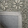 Safavieh Micro-Loop 4' x 6' Hand Tufted Wool Rug in Blue and Ivory
