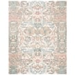 Safavieh Micro-Loop 8' x 10' Hand Tufted Wool Rug in Ivory and Blue