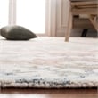 Safavieh Micro-Loop 8' x 10' Hand Tufted Wool Rug in Ivory and Blue