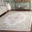 Safavieh Micro-Loop 5' x 8' Hand Tufted Wool Rug in Ivory and Fuchsia