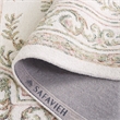Safavieh Micro-Loop 8' x 10' Hand Tufted Wool Rug in Ivory and Fuchsia