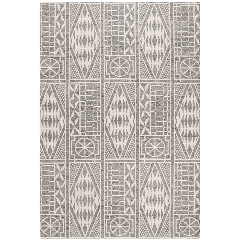 Safavieh Marbella 4' x 6' Hand Loomed Rug in Gray and Ivory