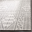 Safavieh Marbella 4' x 6' Hand Loomed Rug in Gray and Ivory