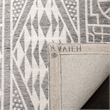 Safavieh Marbella 4' x 6' Hand Loomed Rug in Gray and Ivory