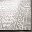 Safavieh Marbella 8' x 10' Hand Loomed Rug in Gray and Ivory