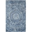Safavieh Marquee 5' x 8' Hand Tufted Wool Rug in Blue and Ivory