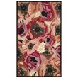 Safavieh Martha Stewart 3' x 5' Hand Tufted Wool Rug in Red and Pink