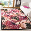 Safavieh Martha Stewart 3' x 5' Hand Tufted Wool Rug in Red and Pink
