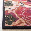 Safavieh Martha Stewart 3' x 5' Hand Tufted Wool Rug in Red and Pink