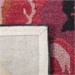 Safavieh Martha Stewart 5' x 8' Hand Tufted Wool Rug in Red and Pink