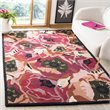 Safavieh Martha Stewart 8' x 10' Hand Tufted Wool Rug in Red and Pink