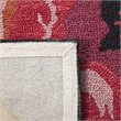 Safavieh Martha Stewart 8' x 10' Hand Tufted Wool Rug in Red and Pink
