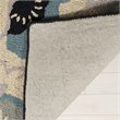 Safavieh Martha Stewart 4' x 6' Hand Tufted Wool Rug in Blue and Gray