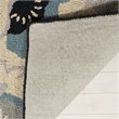Safavieh Martha Stewart 5' x 8' Hand Tufted Wool Rug in Blue and Gray