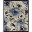 Safavieh Martha Stewart 8' x 10' Hand Tufted Wool Rug in Blue and Gray