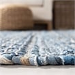 Safavieh Montauk 5' x 8' Hand Woven Jute Rug in Blue