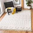 Safavieh Natura 6' Square Hand Woven Wool Rug in Ivory