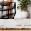 Safavieh Natura 6' Square Hand Woven Wool Rug in Ivory