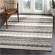 Safavieh Natura 3' x 5' Hand Loomed Wool Rug in Gray and Ivory