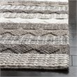 Safavieh Natura 5' x 8' Hand Loomed Wool Rug in Gray and Ivory