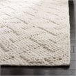 Safavieh Natura 3' x 5' Hand Loomed Wool Rug in Ivory and Beige