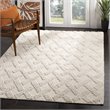 Safavieh Natura 5' x 8' Hand Loomed Wool Rug in Ivory and Beige