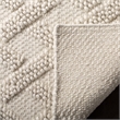 Safavieh Natura 6' Square Hand Loomed Wool Rug in Ivory and Beige